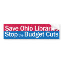 Save Ohio Libraries bumper sticker bumper stickers by irregulargoods Save Ohio Libraries bumper sticker bumper stickers