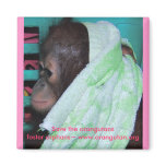 Save Orangutans! Refrigerator Magnet