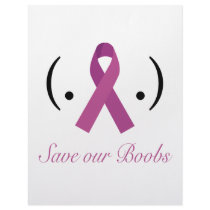 SAVE OUR BOOBS PERSONALIZED LETTERHEAD