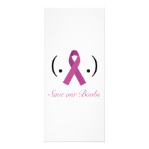 SAVE OUR BOOBS CUSTOM RACK CARDS