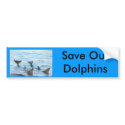 Save Our Dolphins bumper stickers