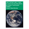 Save Our Earth Ancient Indian Proverb Poster posters by UniqueMe Save Our Earth Ancient Indian Proverb Poster posters