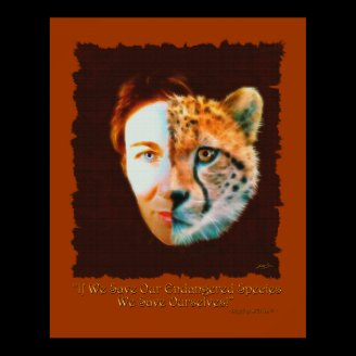 SAVE OUR ENDANGERED SPECIES Art Print