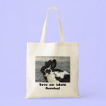 Save our Island Bunnies Tote Bag bags
