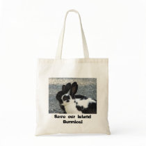 Save our Island Bunnies Tote Bag