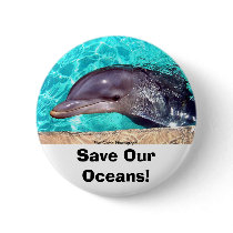 Save Our Oceans! Button