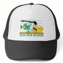 "Save Our Oceans" hats by Aquavel "Save Our Oceans" hats