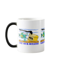 "Save Our Oceans" mugs by Aquavel "Save Our Oceans" mugs