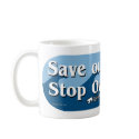Save Our Oceans Overfishing Mug by irregulargoods Save Our Oceans Overfishing Mug