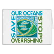 Save Our Oceans - Stop Overfishing cards