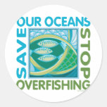 Save Our Oceans - Stop Overfishing Stickers