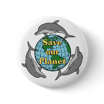 Save our planet button