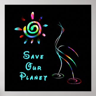 Save Our Planet Poster print