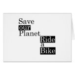 Save our planet, ride a bike