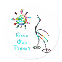 Save Our Planet Stickers