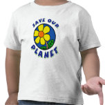 Save Our Planet Toddler t-shirts