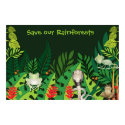 Save our Rainforests Poster posters by naturespaintbox Save our Rainforests Poster posters