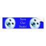 'Save our Seals' Baby Harp Seal Bumper Sticker
