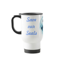 'Save our Seals' Baby Harp Seal Mugs