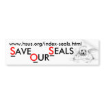 Save Our Seals Bumper Sticker
