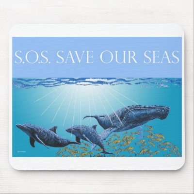 Save Our Seas Mousepad by dolfinguy