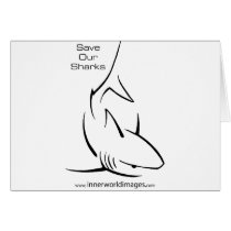 Save Our Sharks Greeting Card
