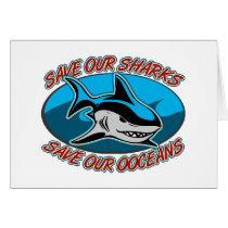 Save Our Sharks Greeting Card