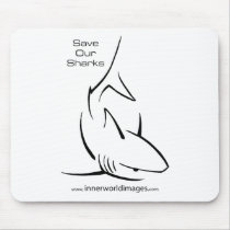 Save Our Sharks Mouse Mat