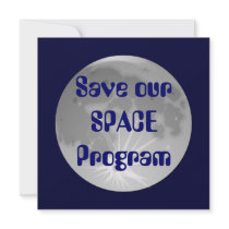 Save our SPACE Program Invitations