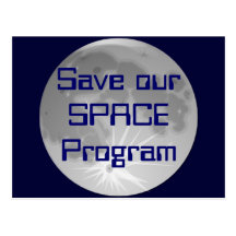 Save Our SPACE Program Postcards