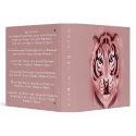 *Save Our Tigers* Tiger Cub Binder
