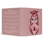 *Save Our Tigers* Tiger Cub Binder