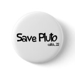 Save Pluto Badge buttons