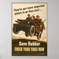 Save Rubber Poster