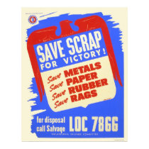Save scrap for victory! - WPA posters