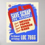 Save scrap for victory! - WPA posters