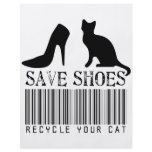 Save Shoes Recycle Your Cat Flyers