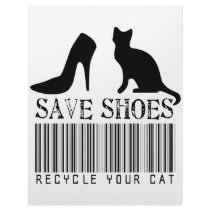 Save Shoes Recycle Your Cat Letterhead