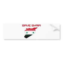 Save syria bumper stickers