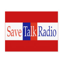 Save Talk Radio Postcard