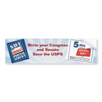 Save the 6 day Post Office Bumper Stickers