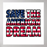 Save the American Dream posters
