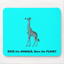 Save the Animals mousepads by soccerisalive Save the Animals mousepads