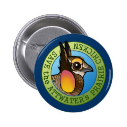Save the Attwater's Prairie-Chicken Round Button