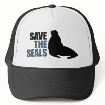 Save the Baby Seals Do Not Club activist Trucker Hats