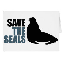 Save the Baby Seals Do Not Club Cards