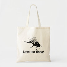 Save the Bees Tote Bags