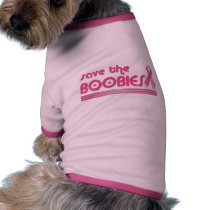 Save The Boobies Pet Clothing