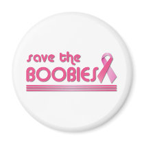 Save The Boobies Magnet