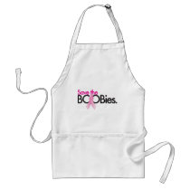 save the boobs apron
